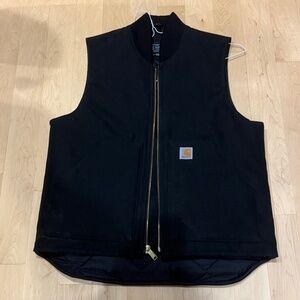 Carhartt Men's Black Duck Vest 0V0001- NEVER WORN